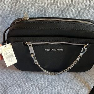 Michael Kors Black leather ladies bag